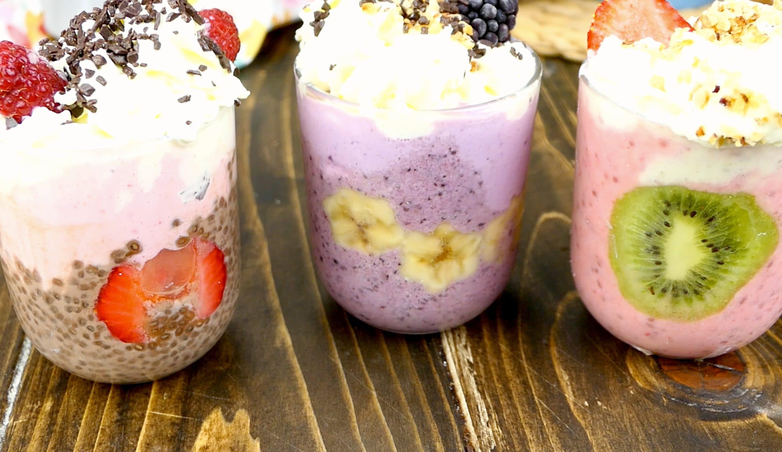 Chia pudding tre golosi budini vegan ai semi di chia con fragole