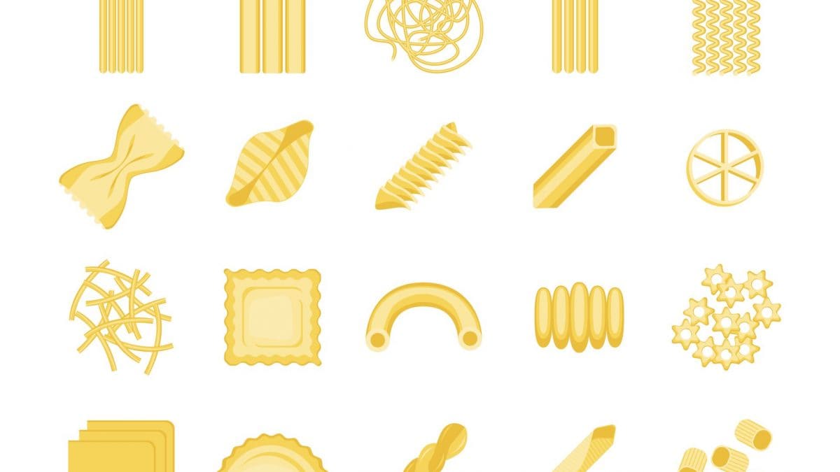 facce fai da te con chicchi di pasta