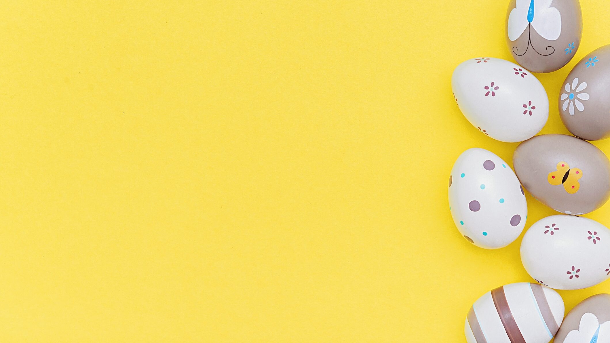 decori uova pasqua minimalisti