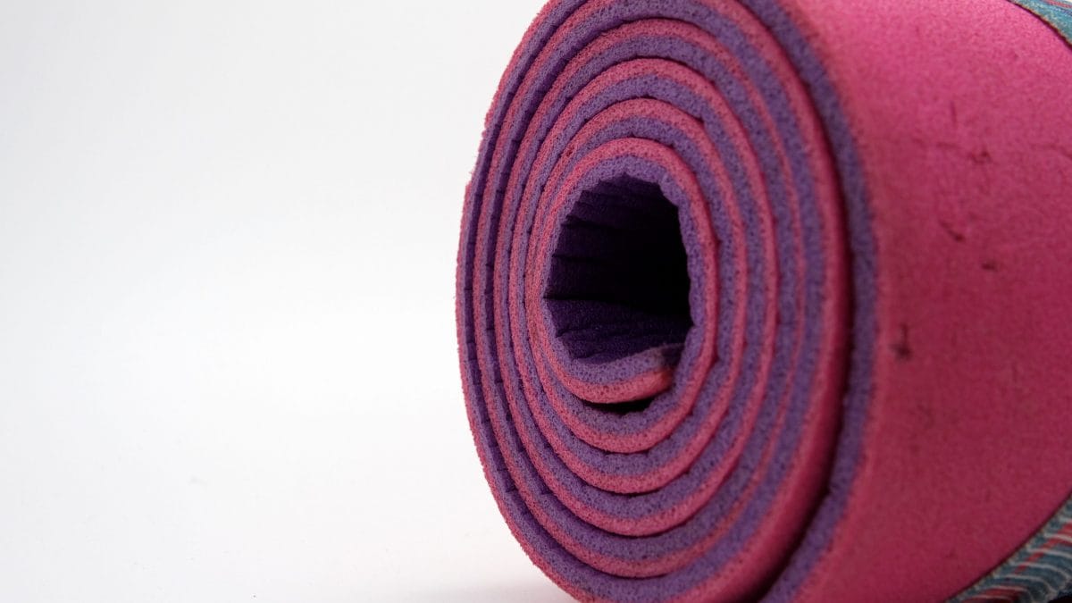 riciclo creativo tappetino yoga