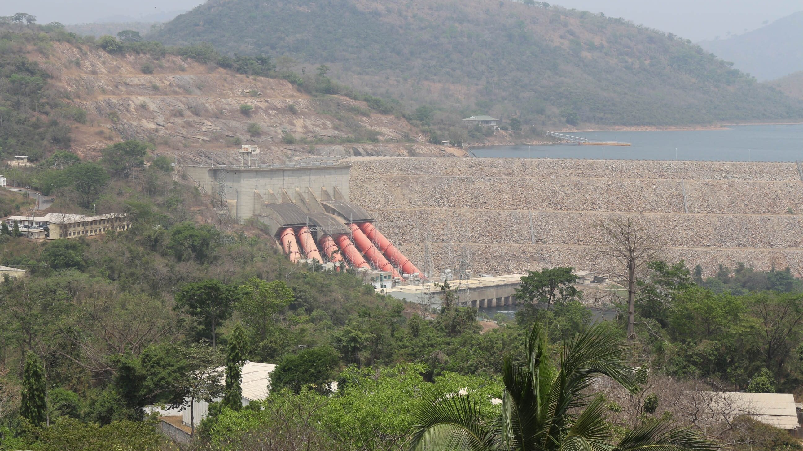 La diga Akosombo in Ghana