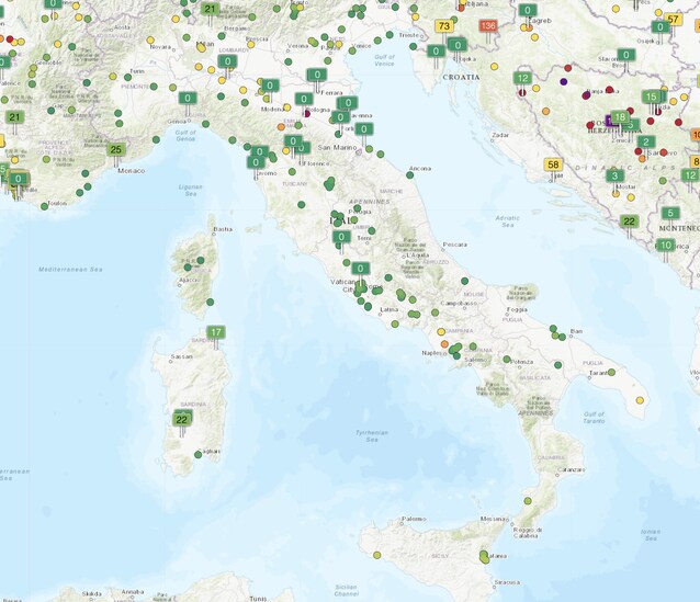 Indice della qualità dell'aria oggi, 27 febbraio 2024