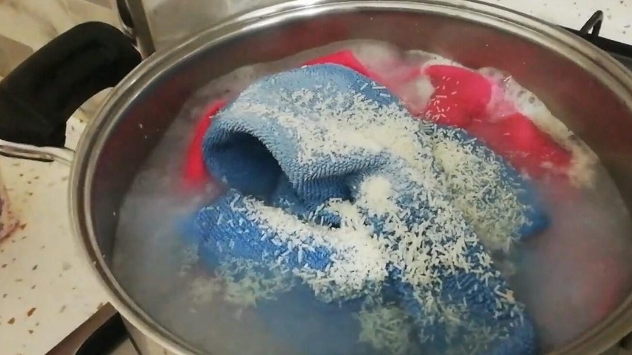 disinfettare panni